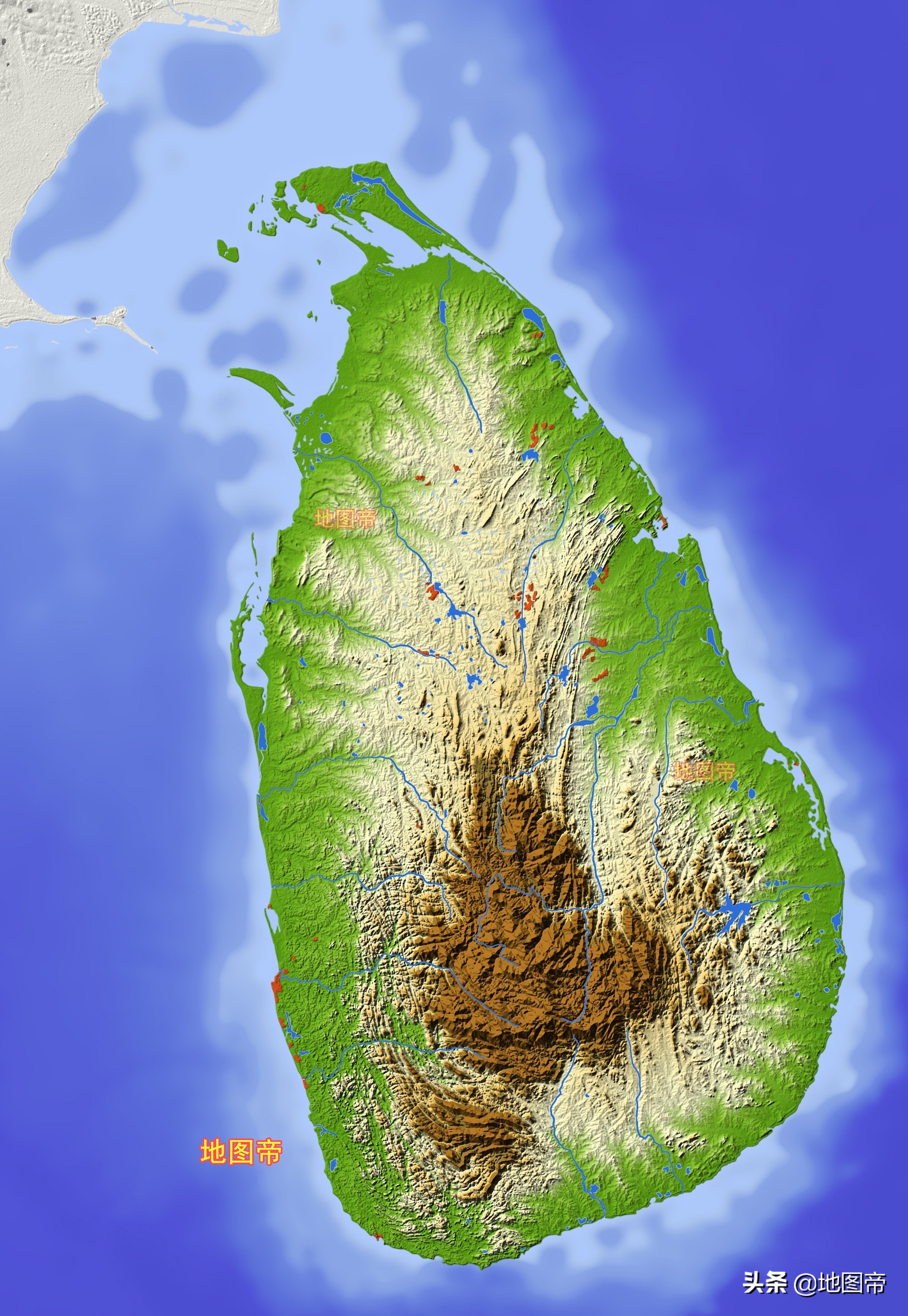 斯里兰卡面积图片