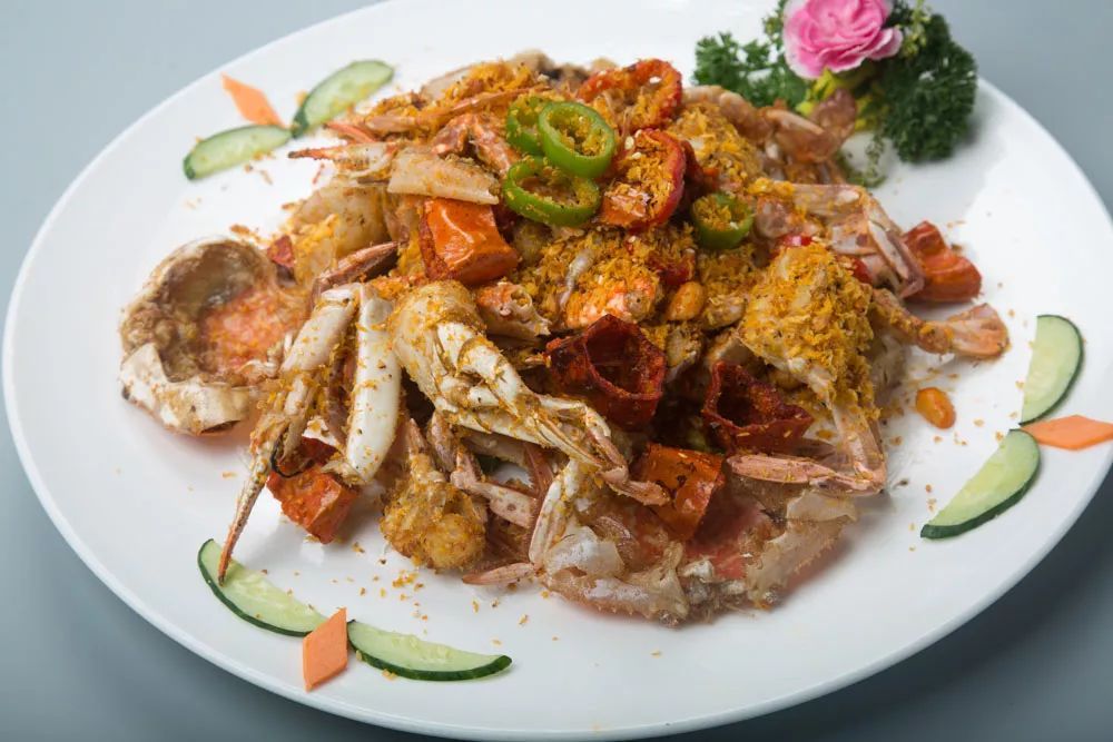 图片[3]-【豉汁南瓜焗花蟹】做法步骤图 咸香美味又解馋下饭-起舞食谱网