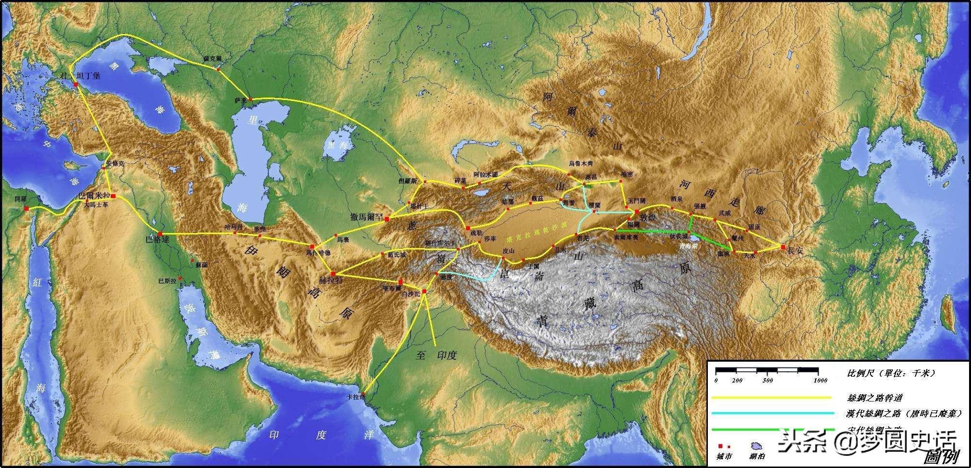乌孙国是西域三十六国之一,曾经是丝绸之路上强盛国家
