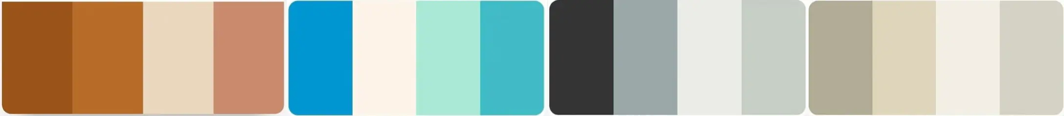 颜色搭配表及效果图片衣服（6类鲜艳色的高级配色示范）