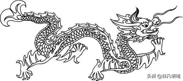 十二生肖简笔画之龙的画法