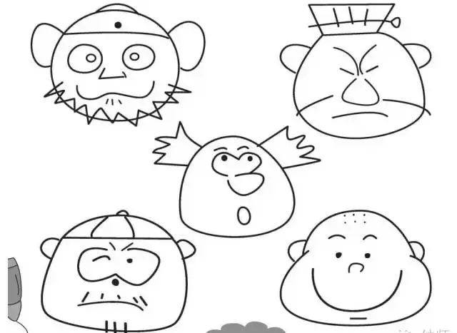 简笔画|人物简笔画大全,简单好画,一学就会,快为宝宝收藏!