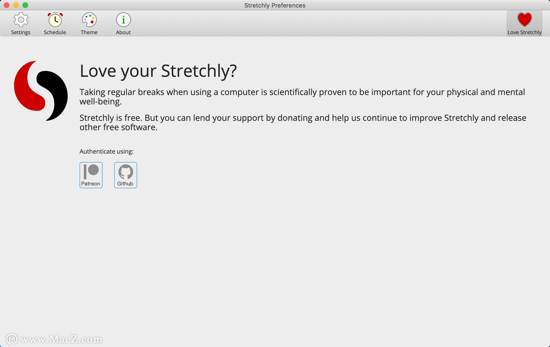 stretchly for Mac(休息提醒软件)