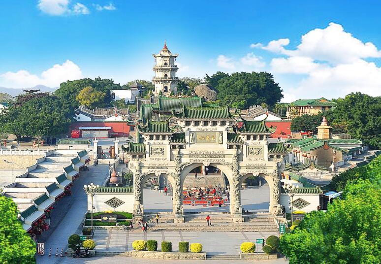 广东陆丰玄武山，900年古刹元山寺佛道两教合一