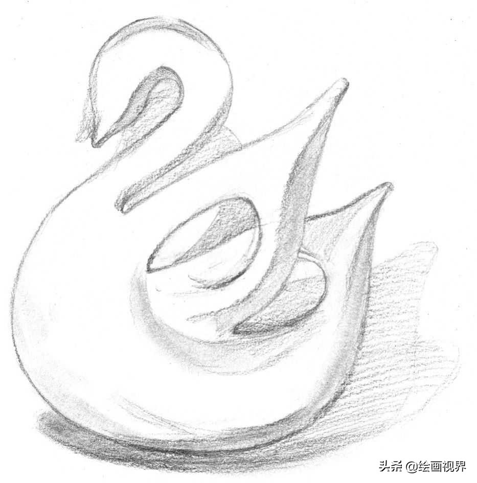 零基础素描教程：不锈钢质感画法，简单易学，不会画的快临摹
