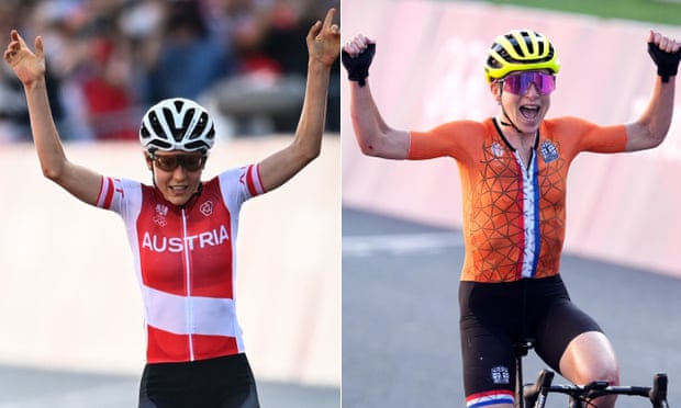 奥运会自行车比赛(奥运尴尬一幕：荷兰自行车选手冲线后庆祝胜利，但冠军已