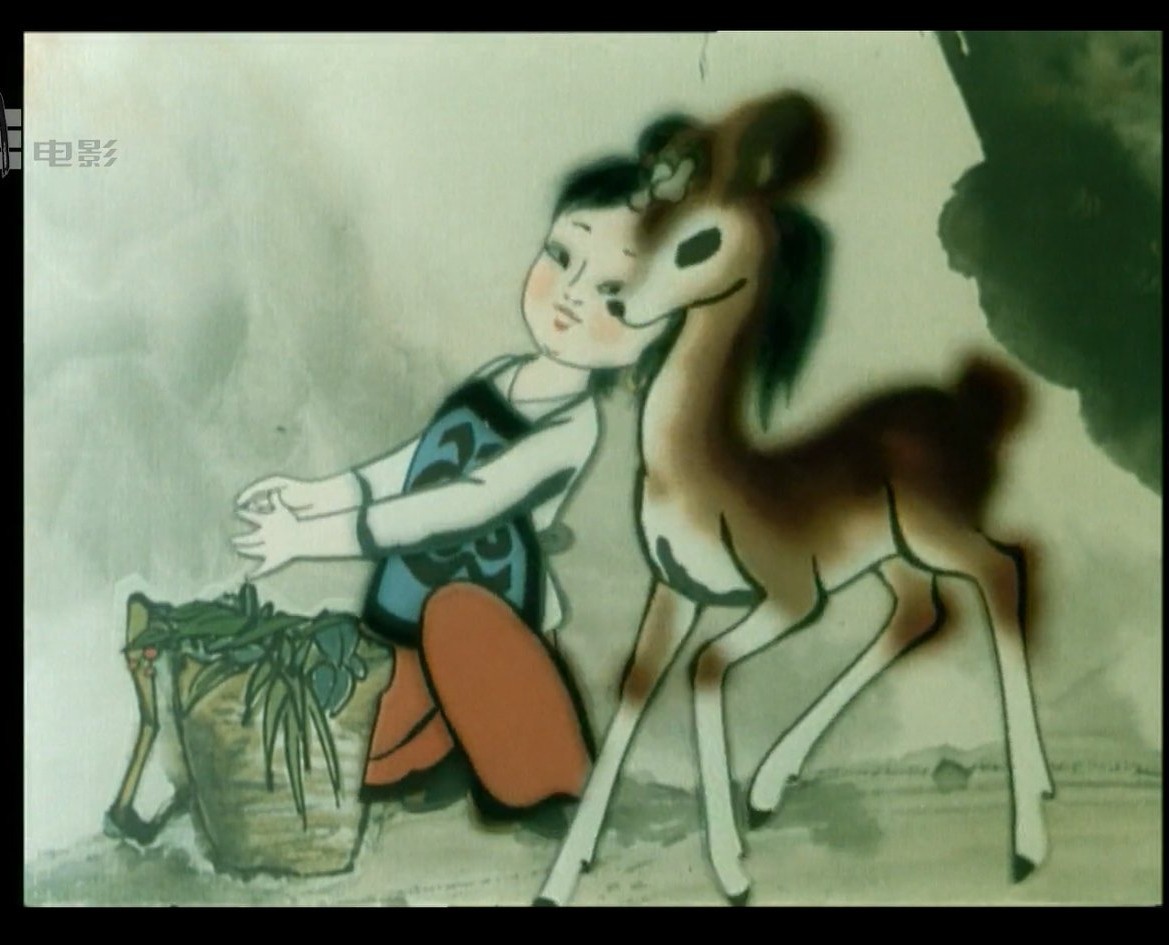 《鹿铃》传统水墨与童话故事的完美结合，凸显人与自然的和谐画卷