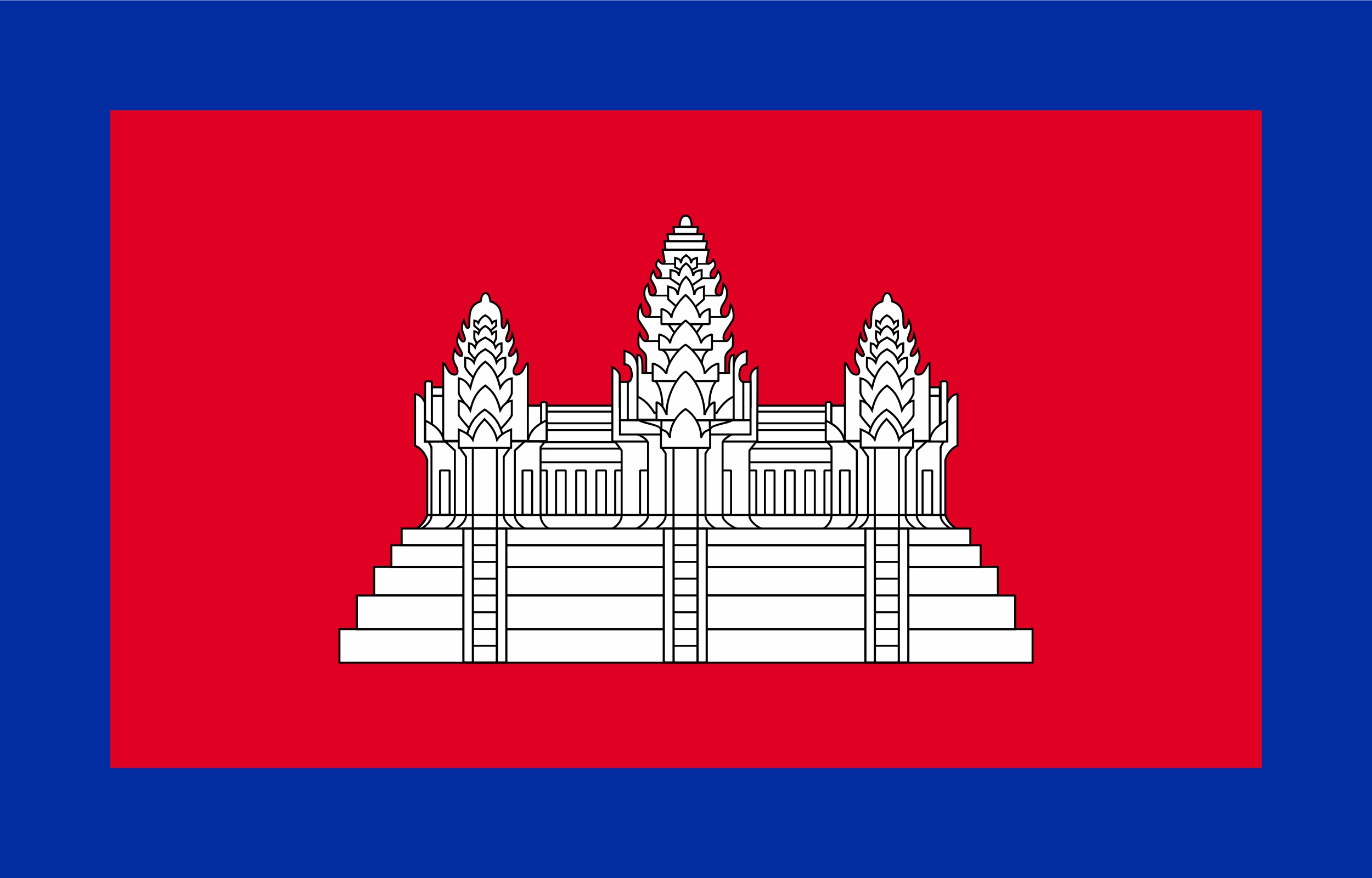 柬埔寨国旗建筑图片