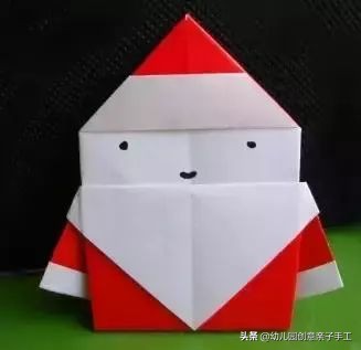 折纸圣诞老人（超可爱的圣诞老人折叠教程分享）