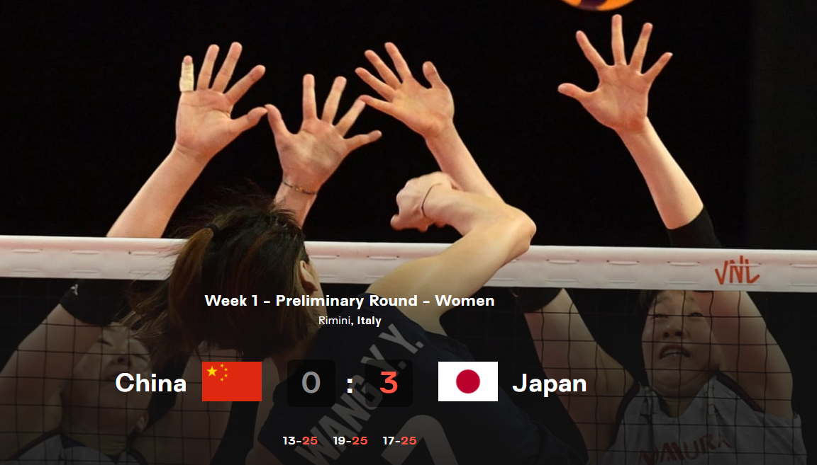 世界杯女排中国对日本结局是什么（0-3！中国女排罕见溃败：惨遭日本队横扫，郎平黑脸，队员竟笑了）