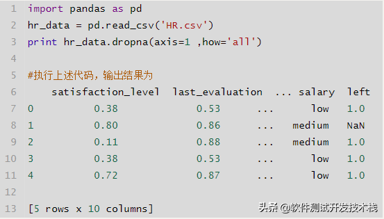 Python Pandas模块数据预处理常用方法介绍