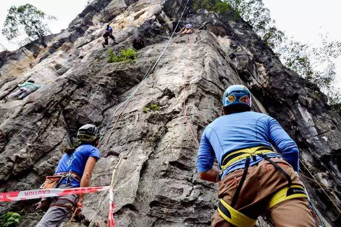 巨蟒出山！3亿年鬼斧神工被扎上26根岩钉