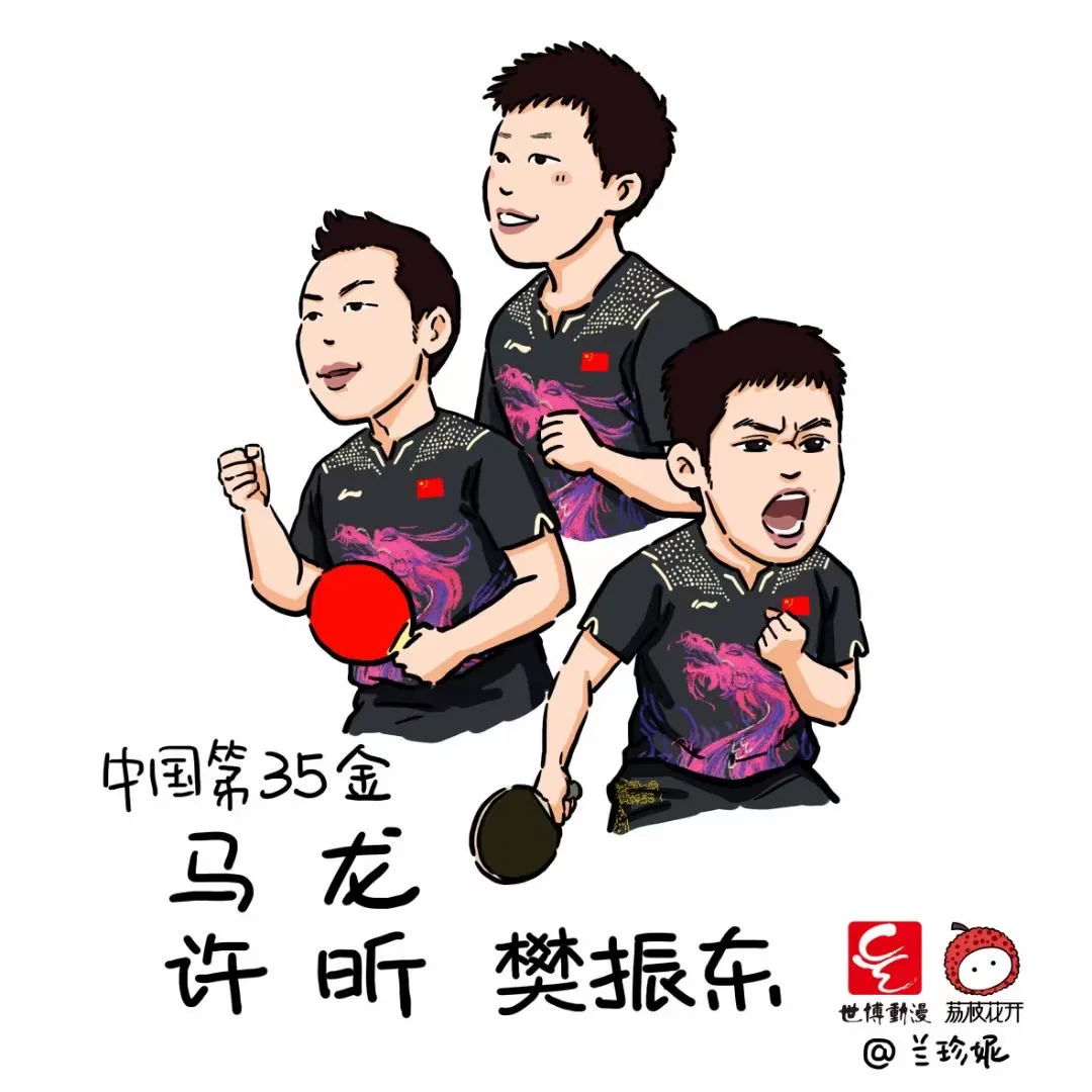 奥运会金牌有哪些手绘（萌翻了！济南姑娘手绘38张奥运冠军漫画！网友直呼“妙啊”！）