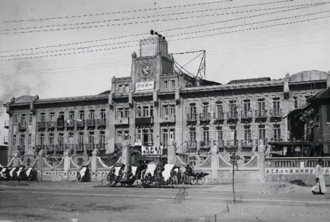 南京民国建筑｜扬子饭店最有特色 是老外用城砖垒造的欧式城堡建筑