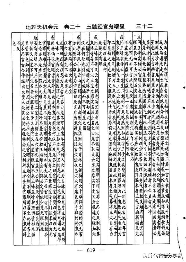 风水地理书（玉髓经官鬼曜星）2