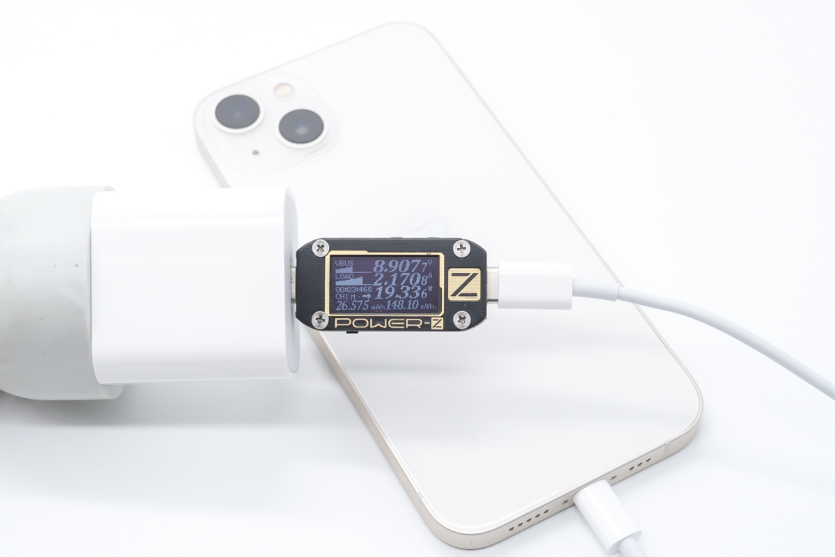 iPhone 13原装，苹果官方A2244 20W PD充电器测评
