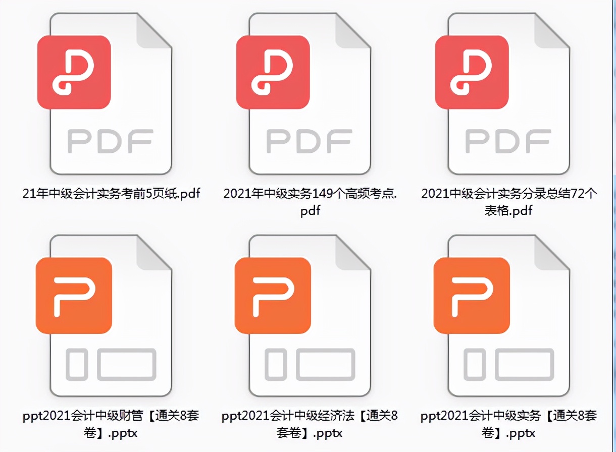 21年中级会计实务就剩5页纸啦，谁背谁过，附分录汇总+8套密卷