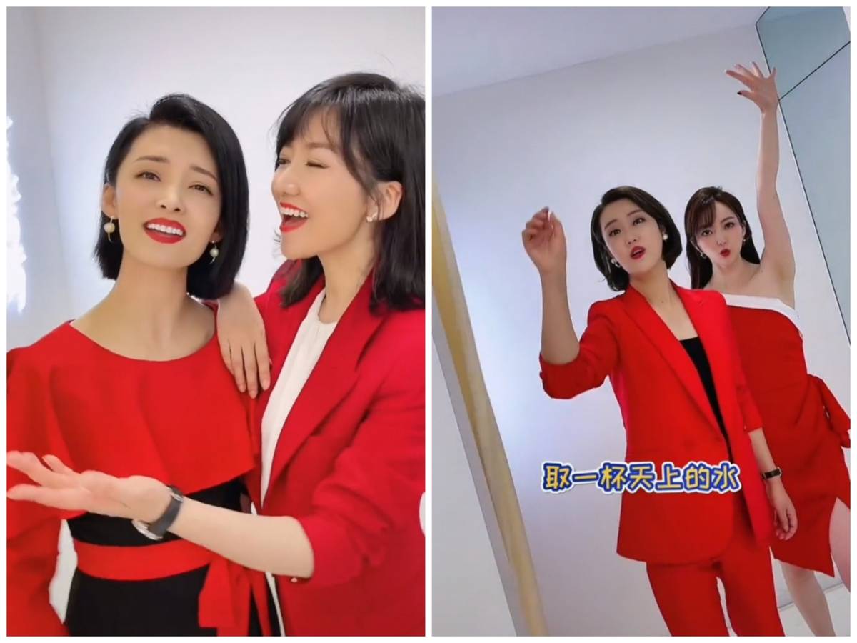 她们几个人与周群的关系也非常好,此前还晒出了与周群一起跳舞的视频