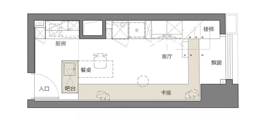 小户型放大看这30㎡装修，多了一层还有大卧室，一家三口都乐了