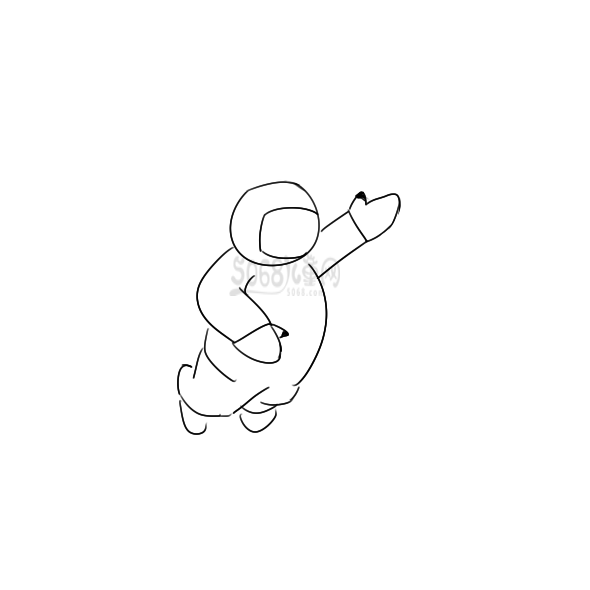宇航员简笔画（宇航员简笔画简单）-第5张图片