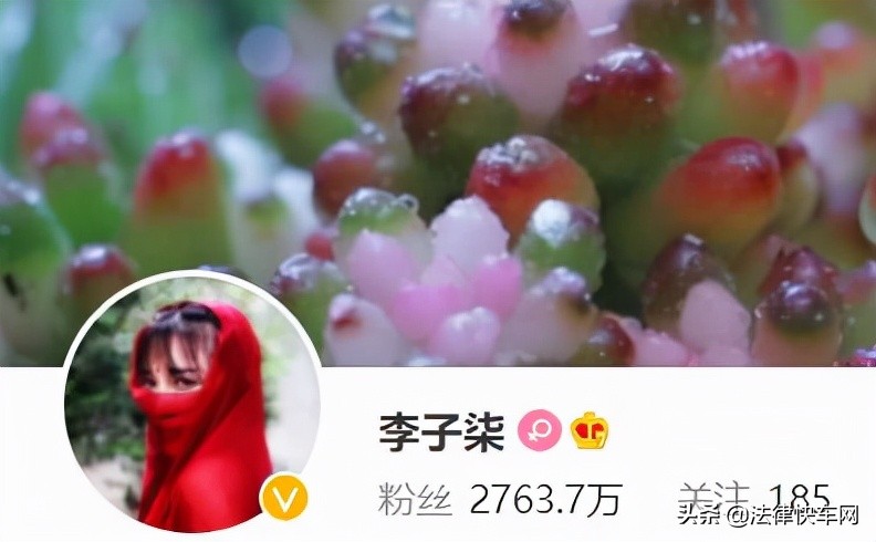 法律快车网（李子柒起诉微念）