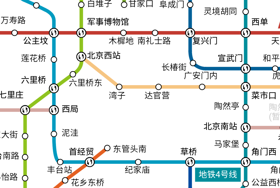 北京地铁线路 北京地铁图2023超清-千百号