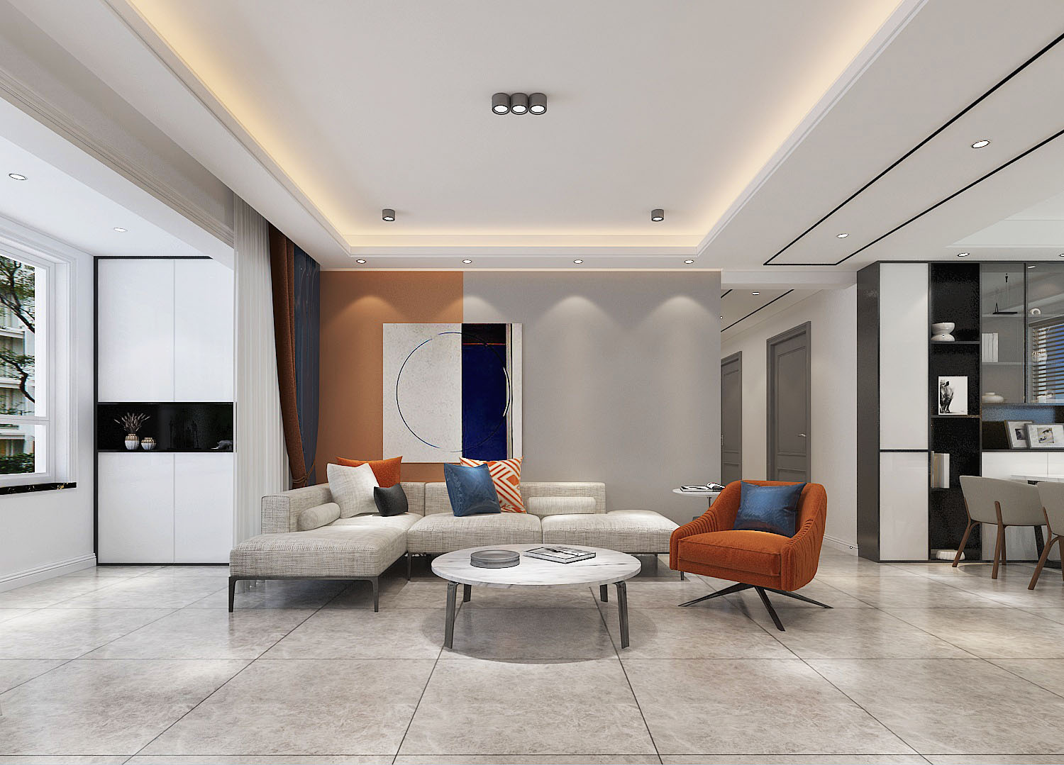 2021年客厅吊顶如何装修?设计师给出5种无主灯设计,超流行