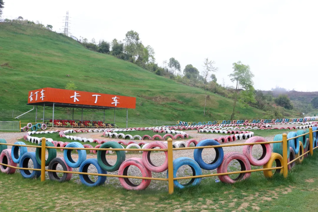 来北川「飞鸿滑草场」体验45°极限滑草，带孩子们来嗨翻天