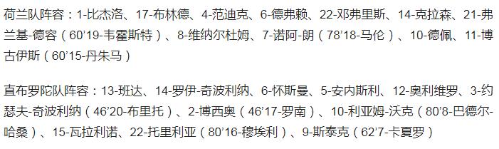 荷兰足球队2018世界杯(世预赛-荷兰6-0狂胜弱旅 德佩失点仍独造4球 范戴克破门)