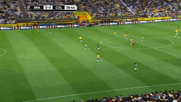 世界杯巴西对哥伦比亚内马尔（世预赛-内马尔助攻帕奎塔破门 巴西1-0哥伦比亚 12场不败提前出线）