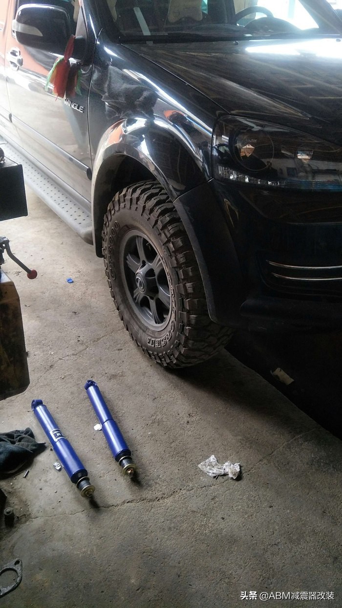 风骏5改装长城风骏5欧洲版改装减震升高更换大尺寸轮胎轻度改装