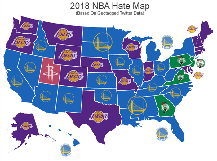 nba勇士为什么被讨厌(勇士成“最讨人厌的NBA球队”！和他们一样不受待见的还有这支队)