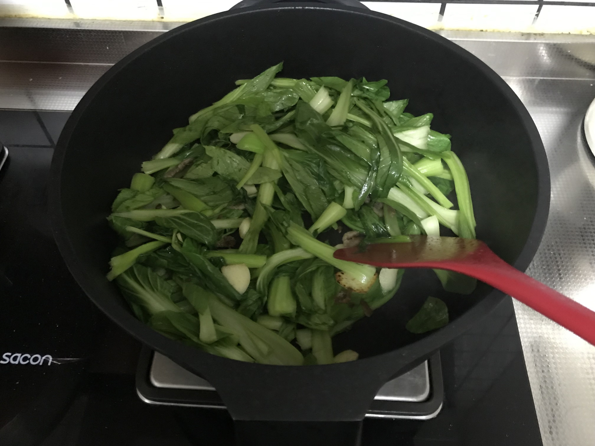 图片[7]-【油菜炒豆皮】做法步骤图 钙含量极高 孩子常吃长高个-起舞食谱网
