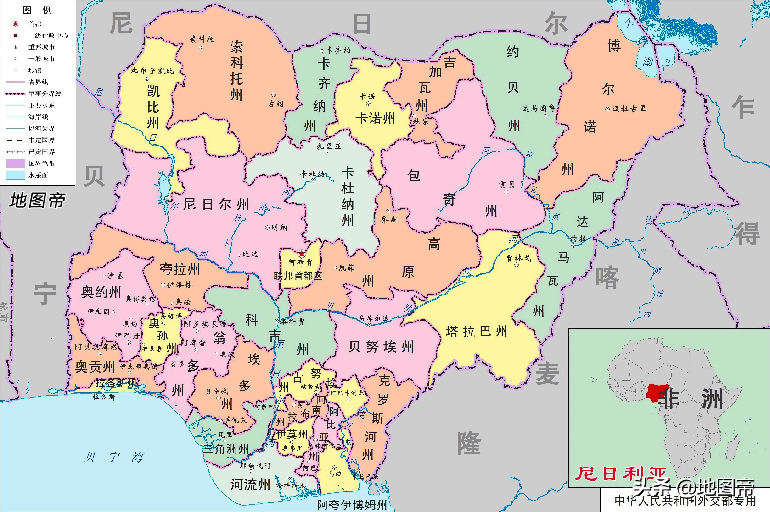 尼日利亚是哪个国家尼日利亚面积不到100万平方公里