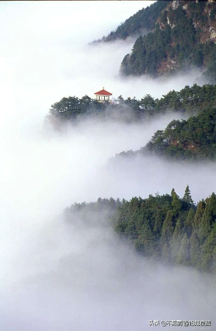 【原创首发】晨雾朦胧锁群山，仙境飘渺如梦幻