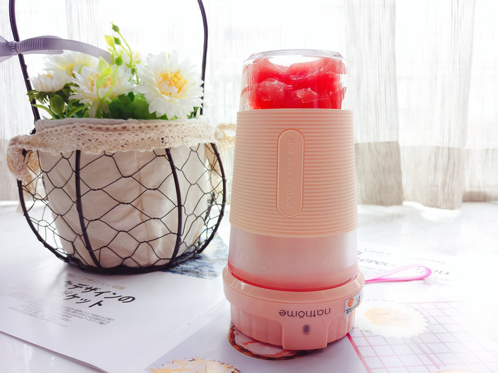 北欧欧慕便携式果汁杯，承包了文艺今日份的健康饮品