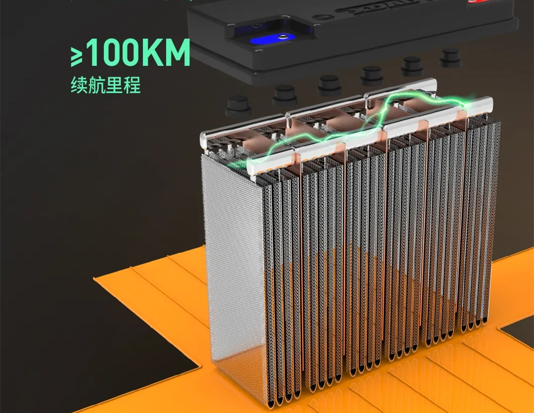 千仑石墨烯电动车电池图片