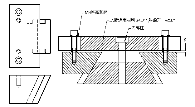 机械设计---模具滑块