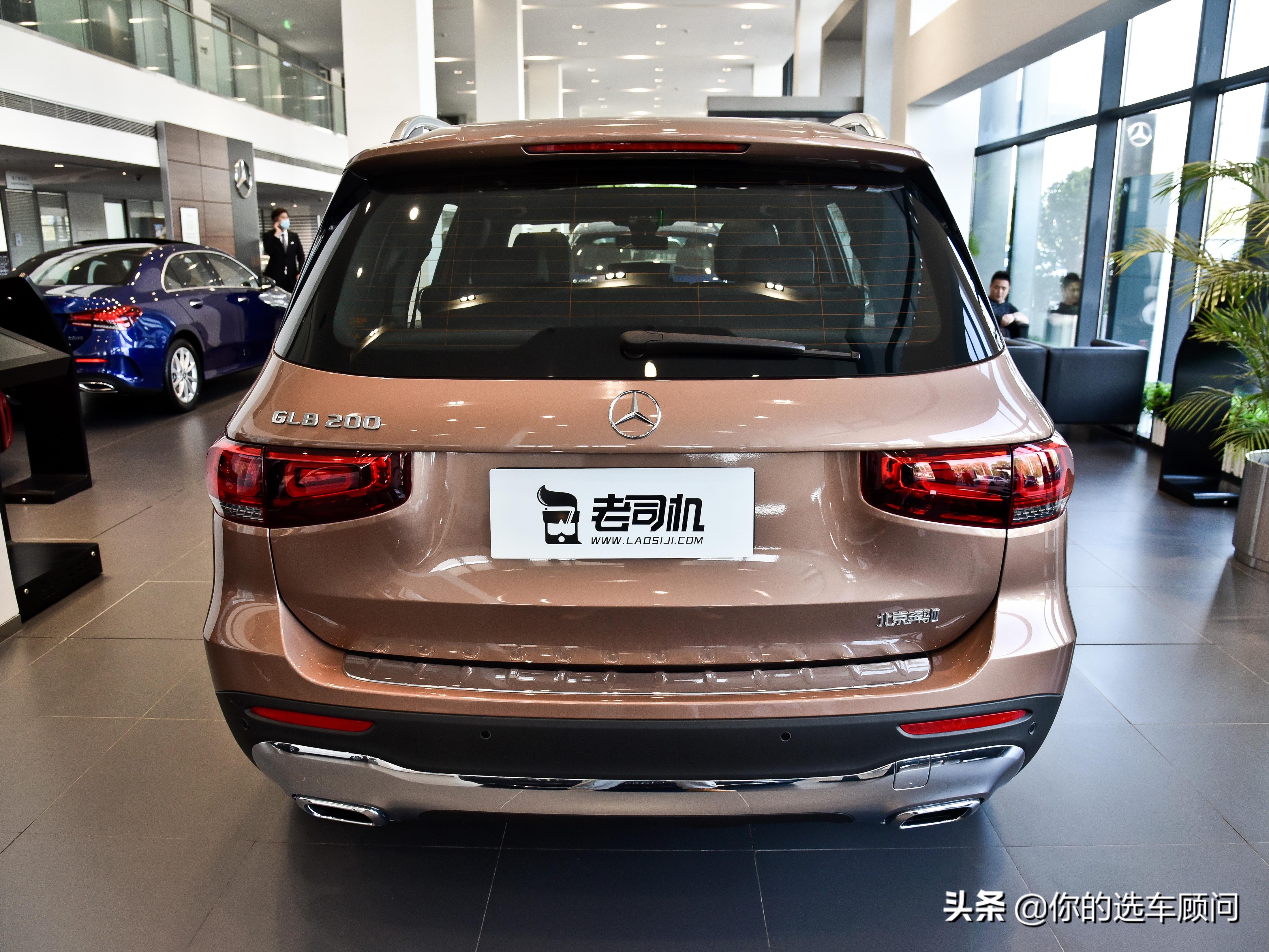 7座设计,豪华品牌入门,还是价格不错的suv,实拍奔驰glb