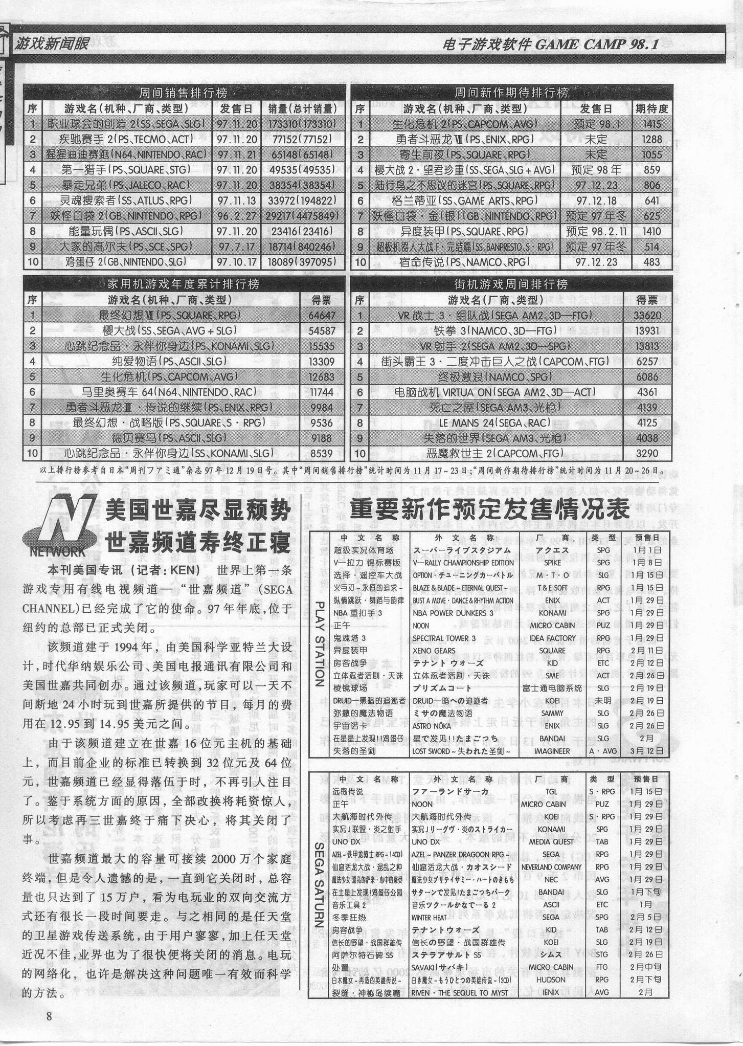 《电子游戏软件》第四十二期放送