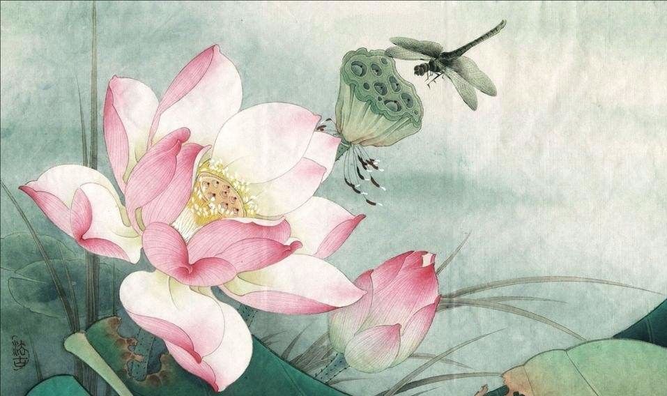 在似真似幻地闪现……时值荷花盛开,又到了杨万里笔下"映日荷花别样红