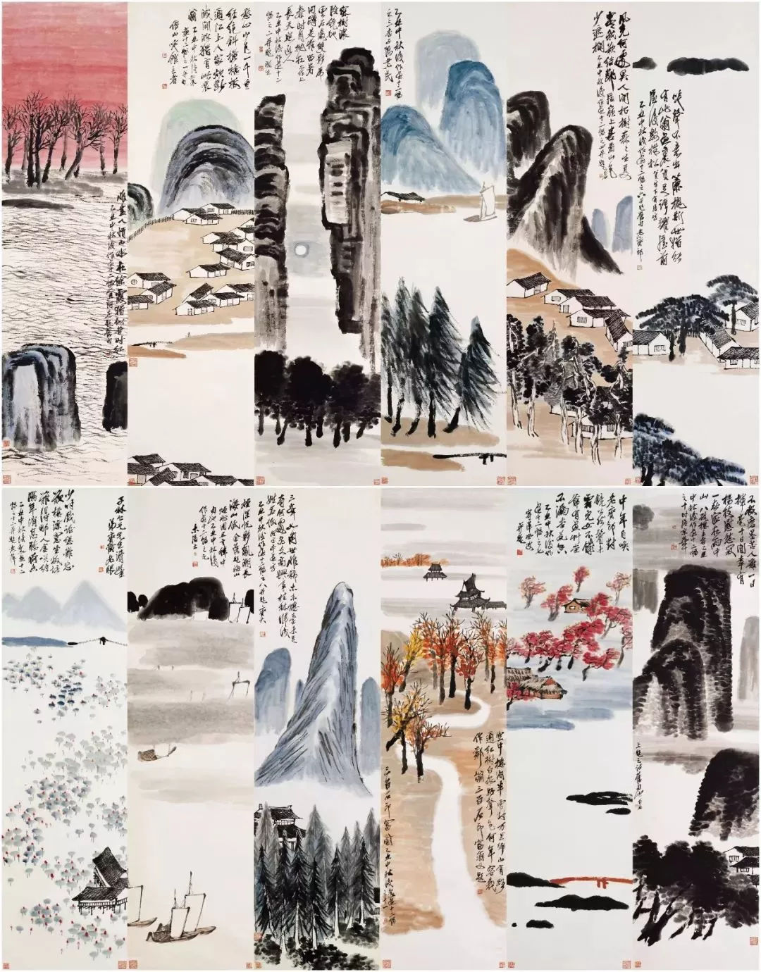 中国100名最著名画家系列-大写意国画齐白石