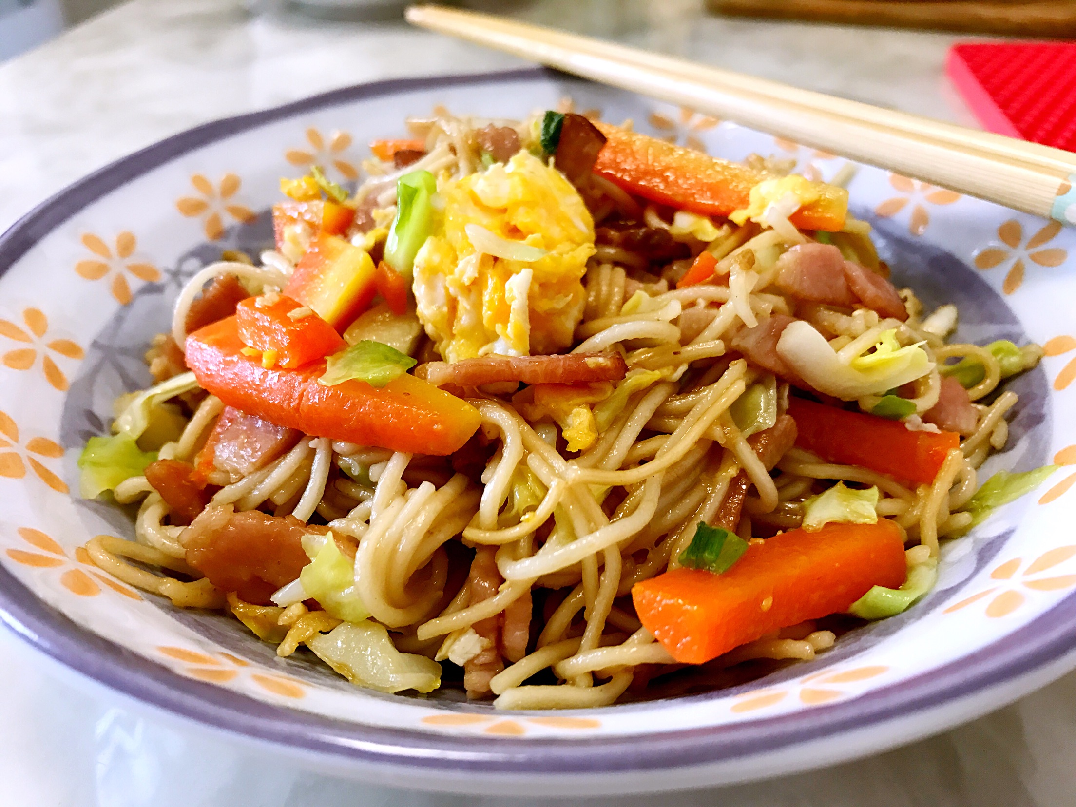 图片[6]-【羊肉胡萝卜包菜炒面】做法步骤图 香喷喷超好吃 孩子都抢着-起舞食谱网