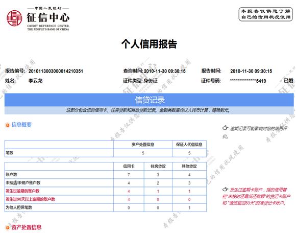 如何利用互联网个人信用信息服务平台系统查询自己的个人信用