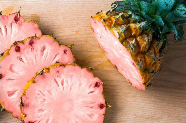 看了这少女感十足的粉红色菠萝,我有点方