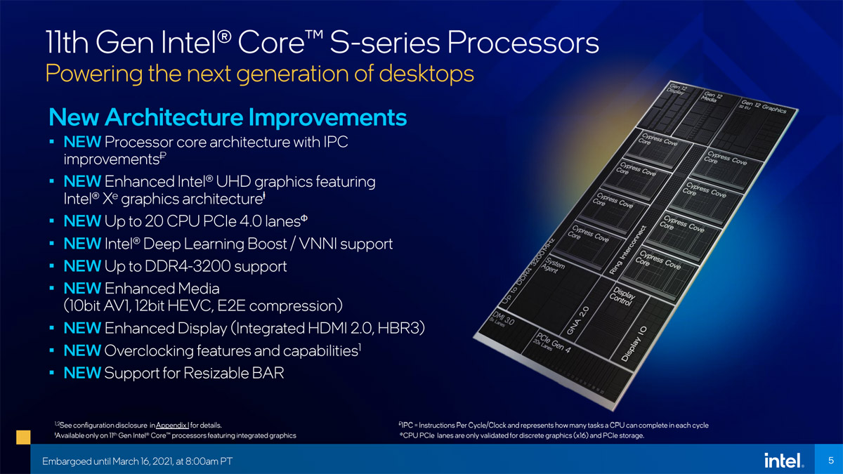 酷睿i9-11900K/i5-11600K天梯榜首发评测