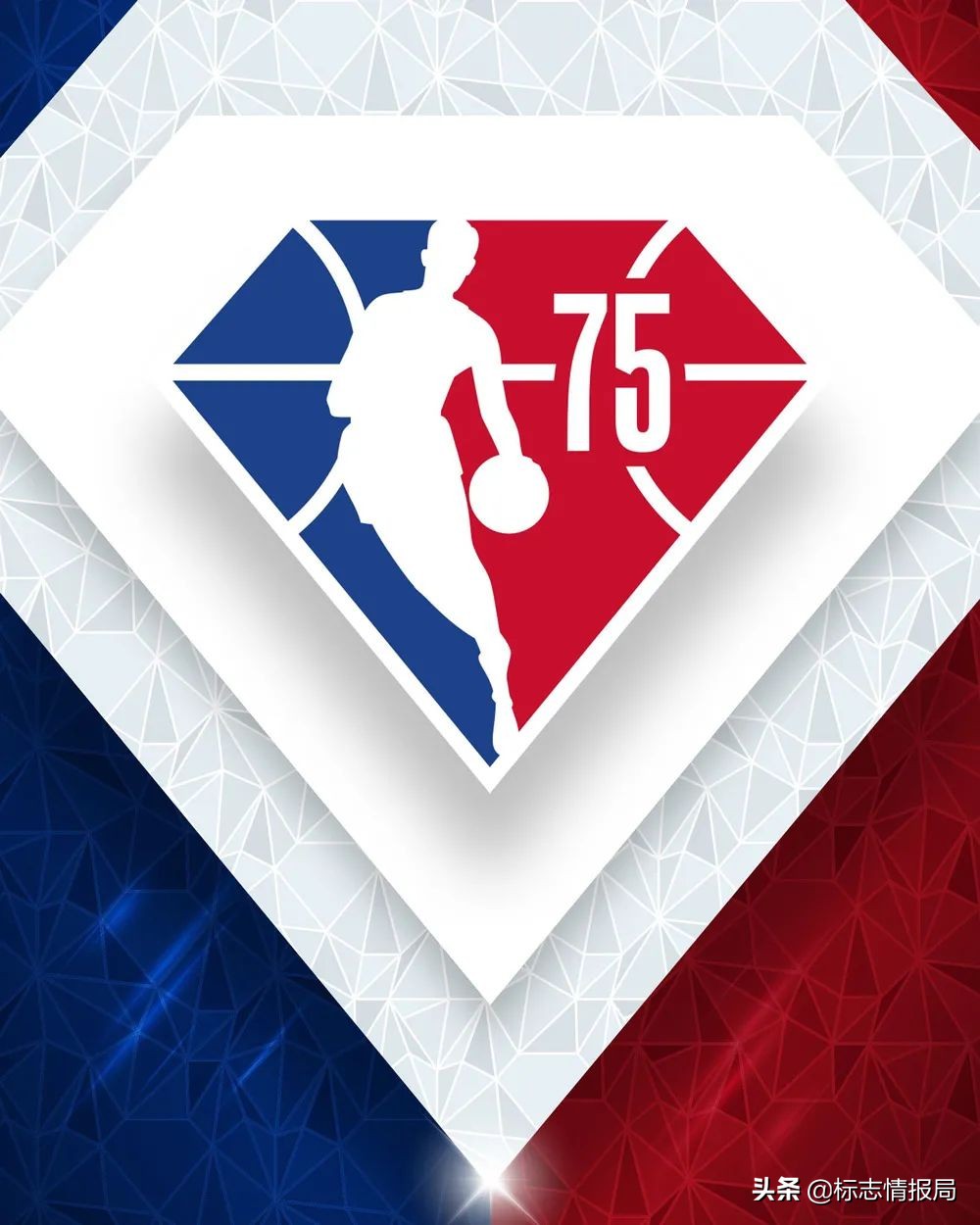 NBA logo(NBA公布75周年纪念LOGO)