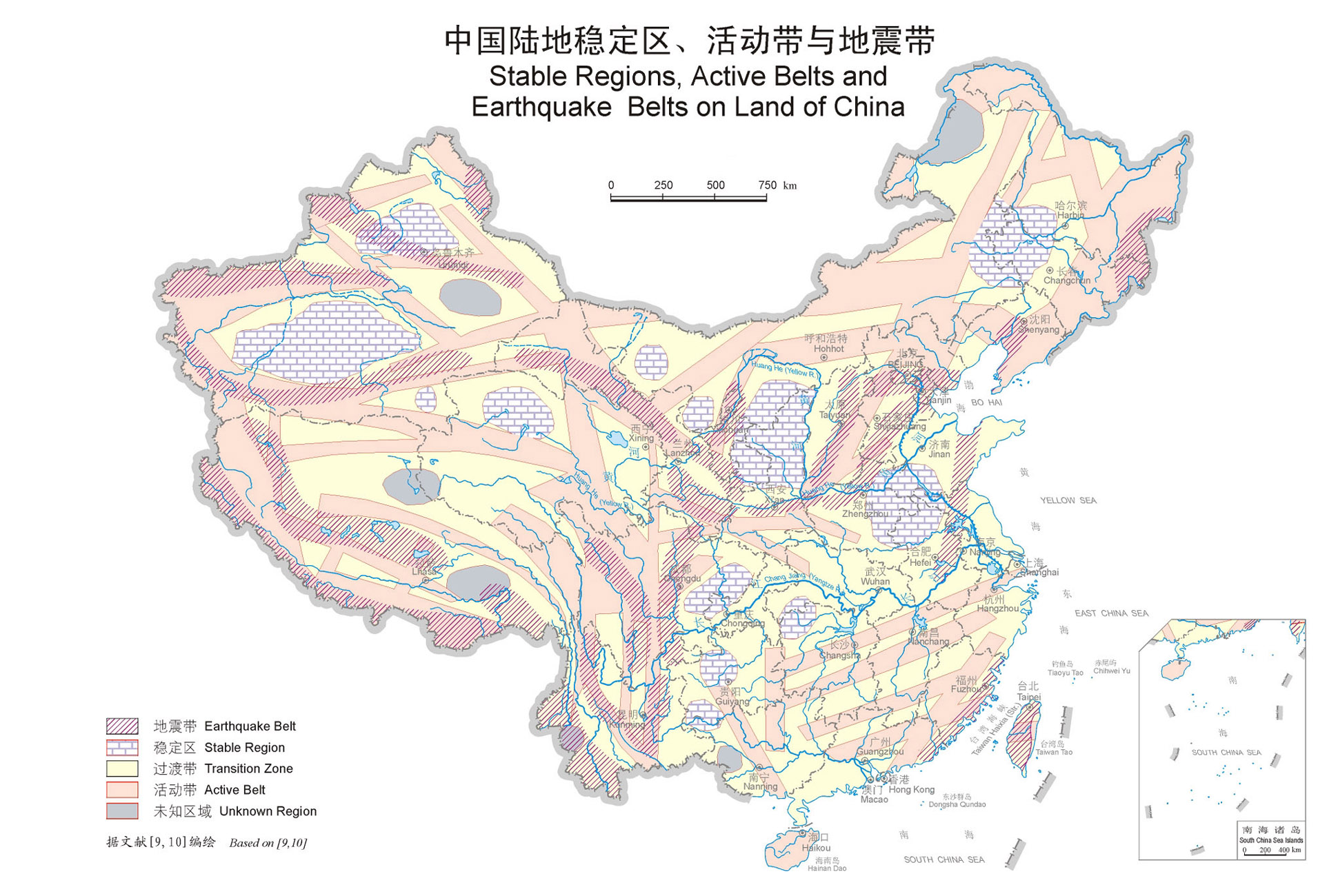 中国地震带分布图清晰图片