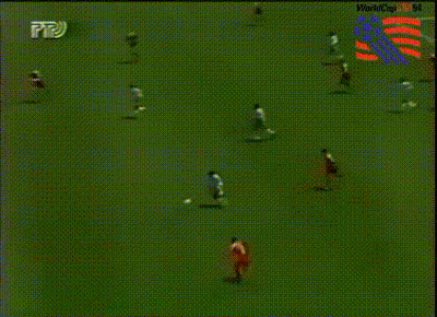 94世界杯西班牙11德国（1994年世界杯十大精彩进球欣赏，第一球长途奔袭经典记忆）