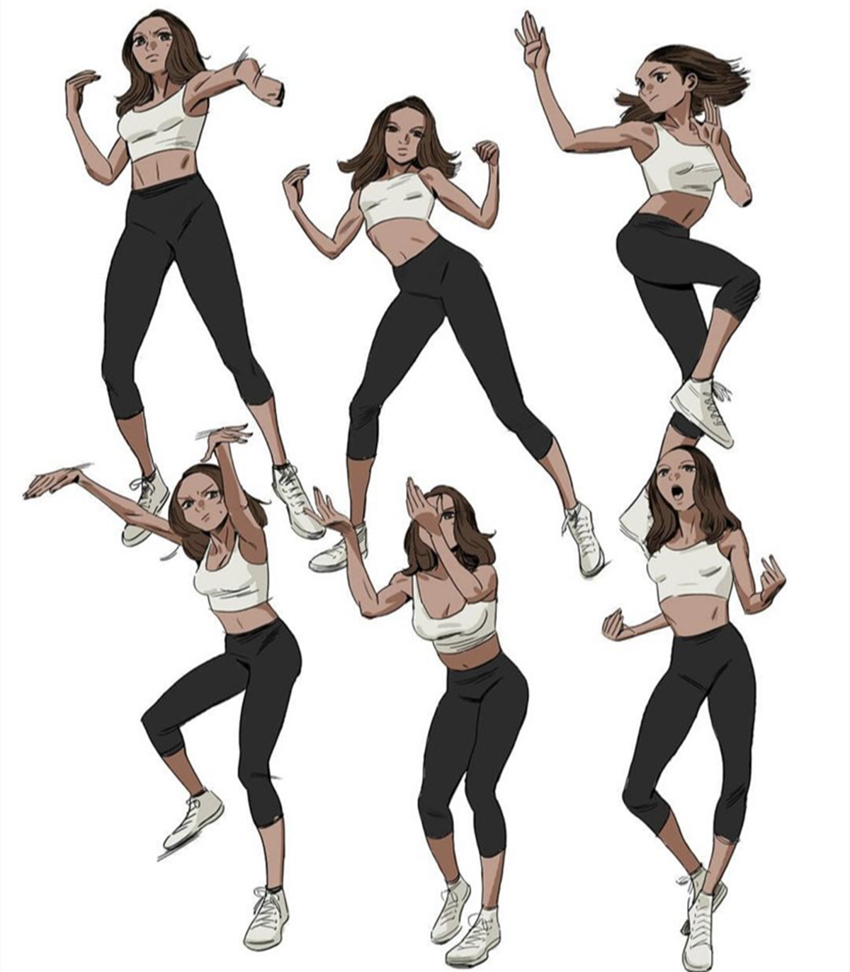 动漫中的舞蹈动作是怎么绘制出来的,流畅的动作后面是大量的原画